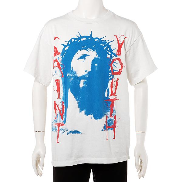 SAINT MICHAEL セントマイケル 両面プリント Tシャツ L 白 SAINT Mxxxxxx（セントマイケル） セントユース Tシャツ L ホワイト 白