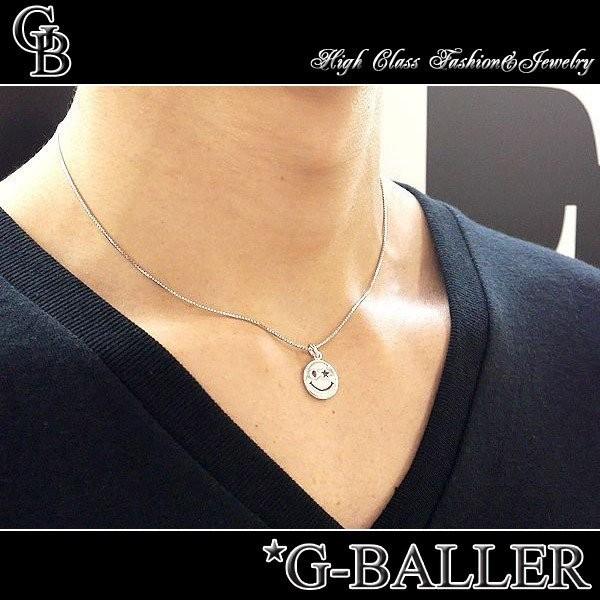 G-BALLER / ジーボーラー】ニコちゃんマーク ネックレス ペンダント