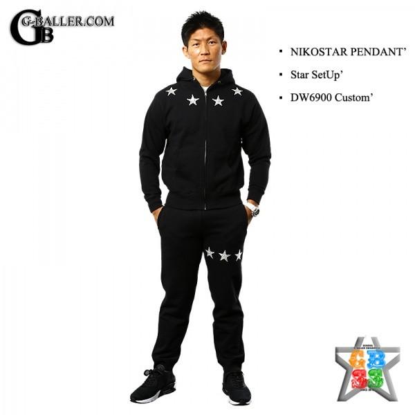 スワロススキーセットアップ STAR スワロスウェット セットアップ G-BALLER ブランド 正規品