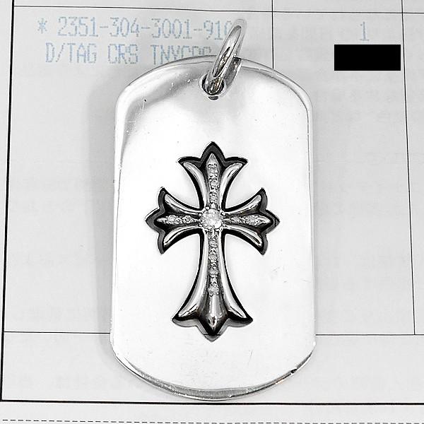 CHROME HEARTS（クロムハーツ） タイニー CHクロス ドッグタグ ラージ