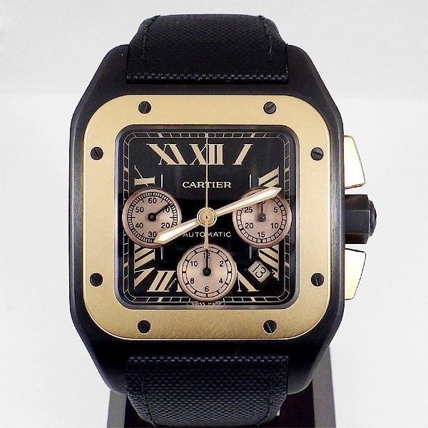 SANTOS DE CARTIER カルティエ サントス 100XL クロノグラフ PG SANTOS DE CARTIER カルティエ サントス 100XL クロノグラフ PG