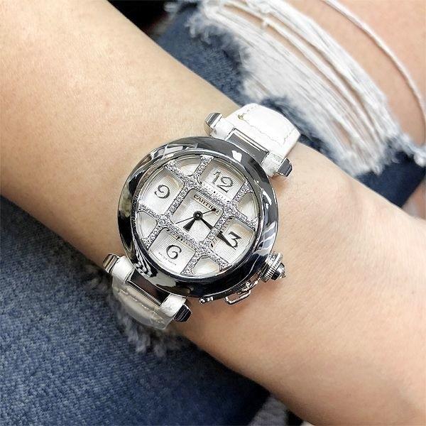 Cartier（カルティエ） パシャ グリッド ダイヤモンド 32mm レディース