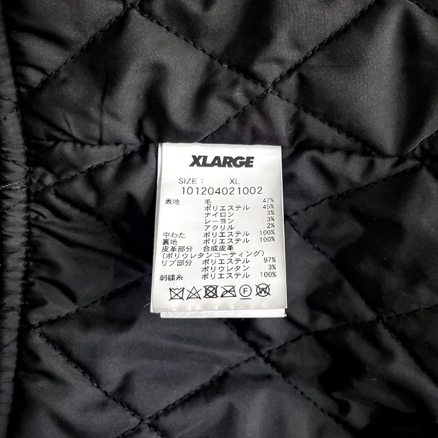 XLARGE（エクストラ ラージ） スタジャン 黒 ブラック XL バックロゴ