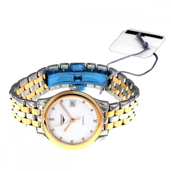 数量限定 ロンジン LONGINES フラッグシップ L4.774.3.27.7 ホワイト文字盤 新品 腕時計 メンズ 【OC1602378656】(56472円)