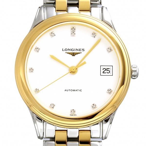 ロンジン LONGINES フラッグシップ L4.774.3.27.7 ホワイト文字盤 新品 腕時計 メンズ