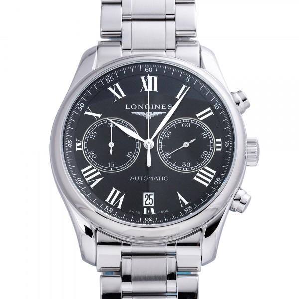 ロンジン LONGINES マスターコレクション 2カウンター クロノグラフ L2.629.4.51.6 ブラック文字盤 新品 腕時計 メンズ