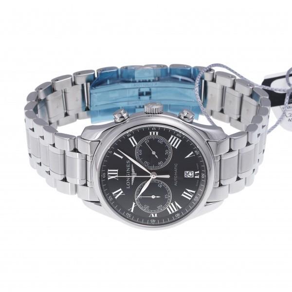 お値下げ ロンジン LONGINES マスターコレクション 2カウンター クロノグラフ L2.629.4.51.6 ブラック文字盤 新品 腕時計 メンズ 【M3498035716】(123280円)