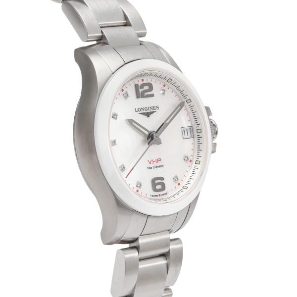 LONGINES ロンジン コンクエスト L3.319.4.87.6 ホワイト文字盤 新品 
