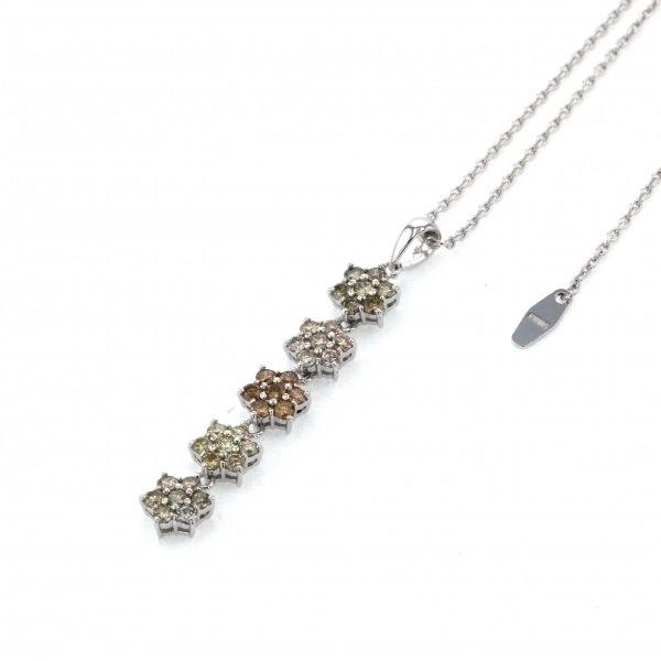 K18WG ホワイトゴールド ダイヤモンド OTHER ネックレス レディースアクセサリー