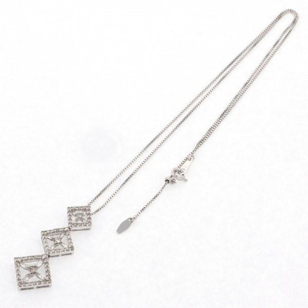 K18WG ホワイトゴールド ダイヤモンド OTHER ネックレス