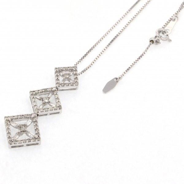 K18WG ホワイトゴールド ダイヤモンド OTHER ネックレス