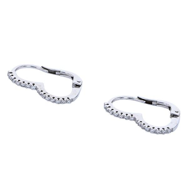 【新品 送料込み】 K18WG ホワイトゴールド ダイヤモンド OTHER ピアス 【SK1461855380】(51520円)