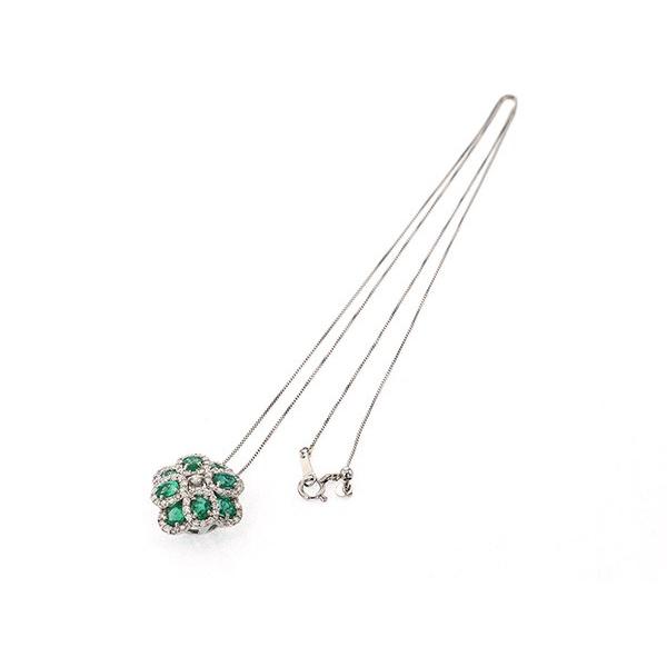 PT プラチナ エメラルド ダイヤモンド OTHER ネックレス PT プラチナ エメラルド ダイヤモンド OTHER ネックレス