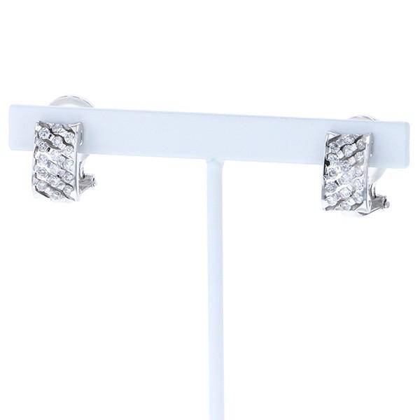 K18WG ホワイトゴールド ダイヤモンド OTHER ピアス(68200円)