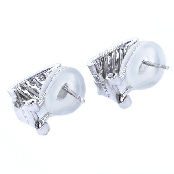 ★レア物 新品未開封 K18WG ホワイトゴールド ダイヤモンド OTHER ピアス 【GM1935134100】(68200円)