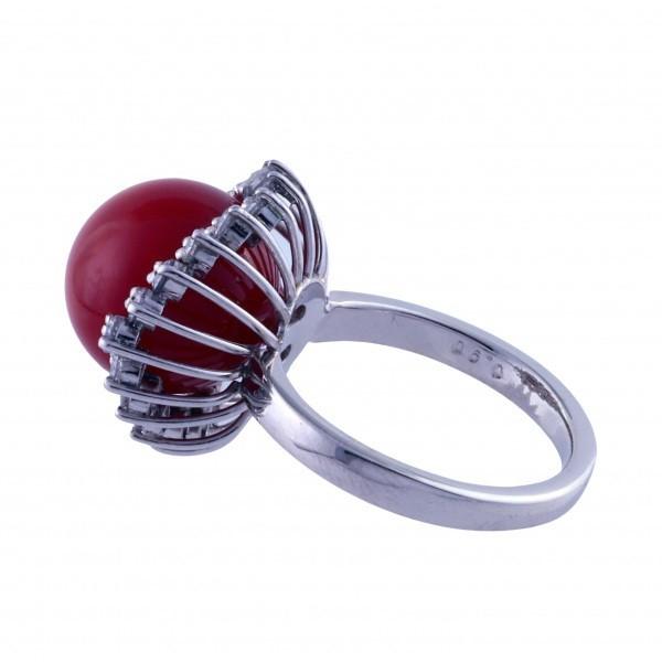 【タイムセール】 PT900 サンゴ ダイヤモンド OTHER リング 【RIZ2696688586】(95040円)