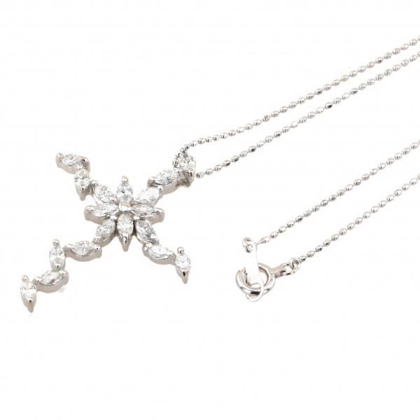 新春セール K18WG ホワイトゴールド ダイヤモンド OTHER ネックレス 【M4320822970】(152280円)