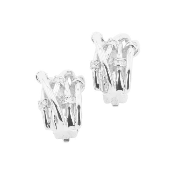 K18WG ホワイトゴールド ダイヤモンド OTHER イヤリング