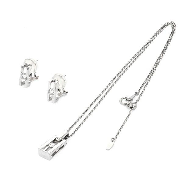 PT900 PT850 ダイヤモンド OTHER セット品 プラチナ ネックレス&ピアス 