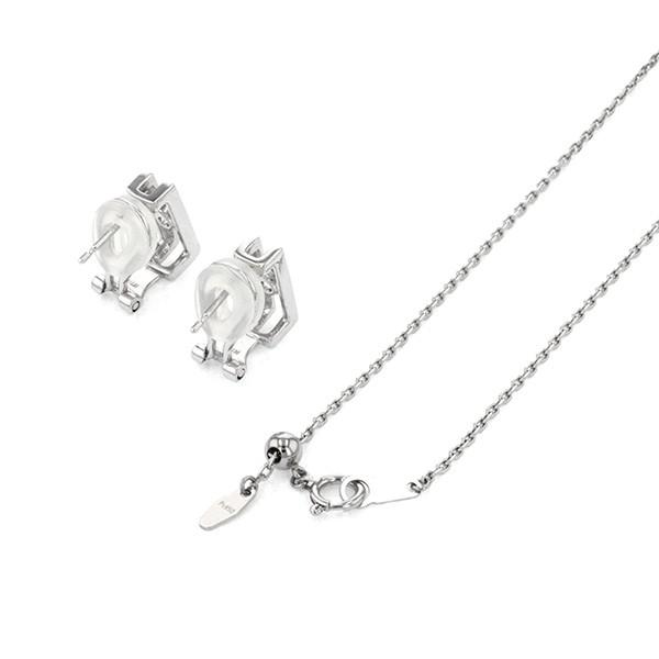 PT900 PT850 ダイヤモンド OTHER セット品 プラチナ ネックレス&ピアス 
