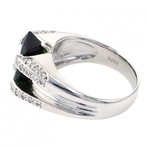 プラチナ900 トルマリン ダイヤモンド リング : ジェムキャッスルゆき