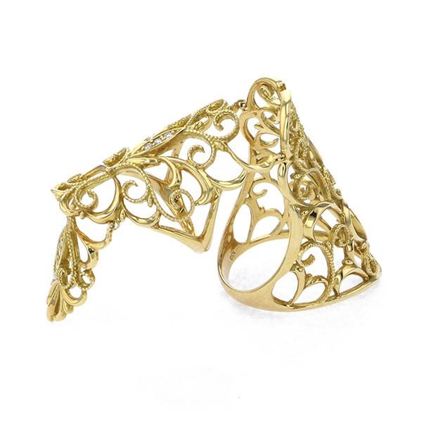 【24時間以内発送】 K18YG イエローゴールド ダイヤモンド OTHER リング 【EIM2489829545】(87750円)