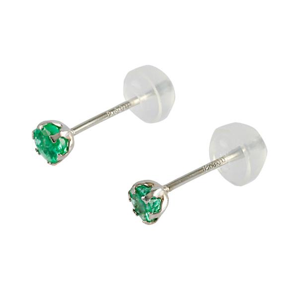 プラチナpt900 アメリカンピアス　エメラルド　ダイヤ　2.56 g 楽天市場】コロンビア産エメラルド ビビッドグリーン [A]計3.48