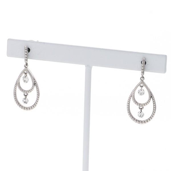 K18WG ホワイトゴールド ダイヤモンド OTHER ピアス