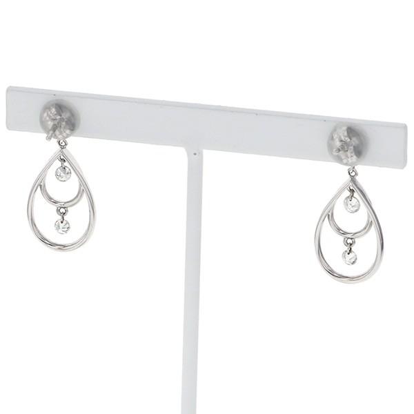 送料無料 K18WG ホワイトゴールド ダイヤモンド OTHER ピアス 【QGW7790361703】(27456円)