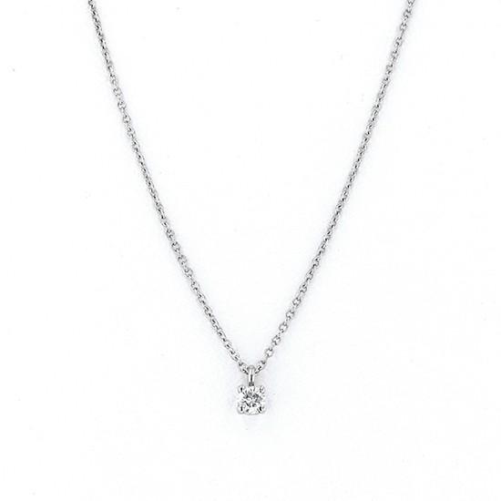 TIFFANY&Co. ティファニー ソリティア ダイヤモンド PT950 ネックレス 