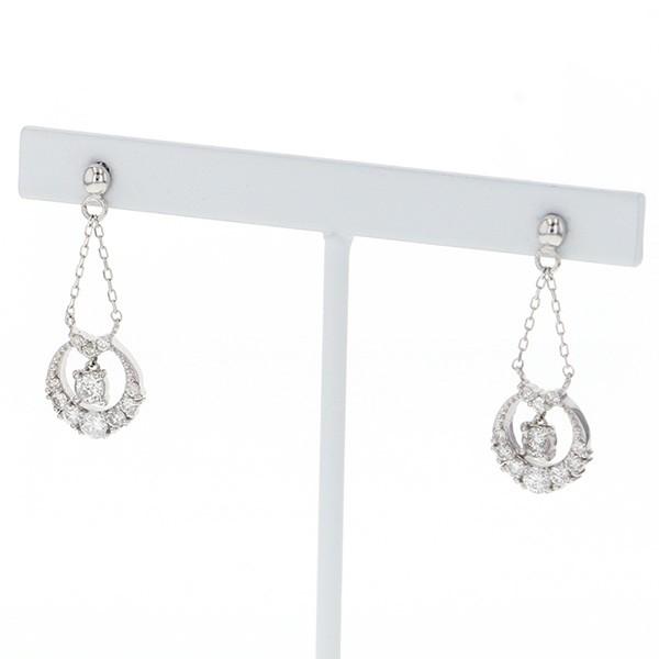 K18WG ホワイトゴールド ダイヤモンド OTHER ピアス