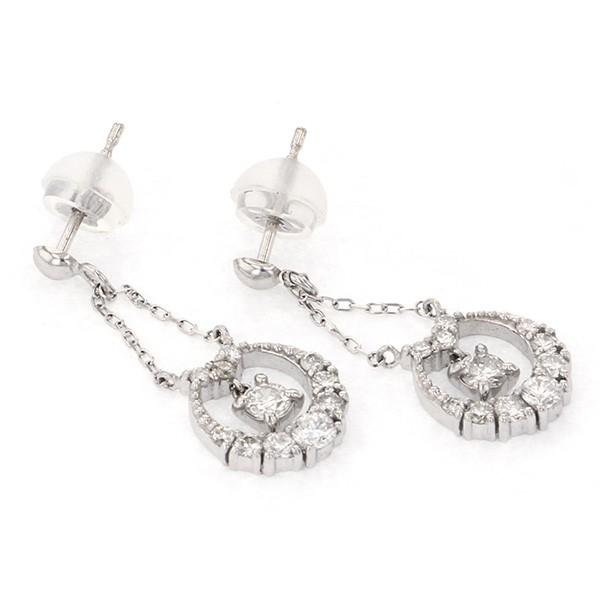 【中古品 】 K18WG ホワイトゴールド ダイヤモンド OTHER ピアス 【LWH1136092286】(40040円)