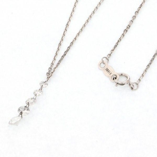 匿名配送 K18WG ホワイトゴールド ダイヤモンド OTHER ネックレス 【IQ2902649804】(102300円)