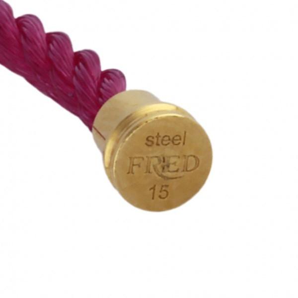 フレッド　ケーブルシルバー15 Fred（フレッド） ケーブル MM テキスタイル ローズウッド サイズ15