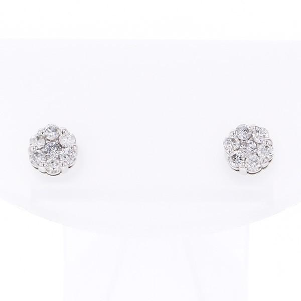 K18WG ホワイトゴールド ダイヤモンド OTHER ピアス ピアス K18WG ホワイトゴールド ダイヤモンド OTHER J261454 5mm