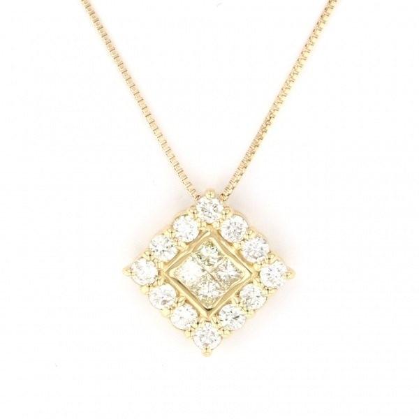 K18YG イエローゴールド ダイヤモンド ネックレス/ペンダント