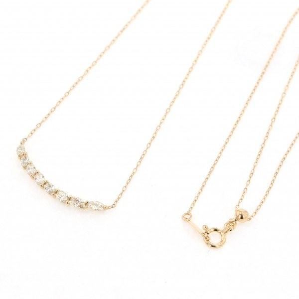 【２点セット】 K18YG イエローゴールド ダイヤモンド ネックレス/ペンダント 【WSO1620710368】(57120円)