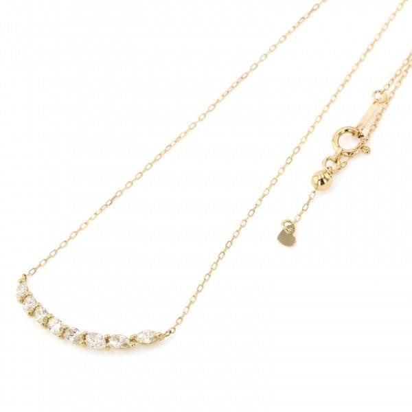 現品発送 K18YG イエローゴールド ダイヤモンド ネックレス/ペンダント 【VQL1620709782】(57120円)