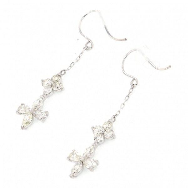 K18WG ホワイトゴールド ダイヤモンド OTHER ピアス