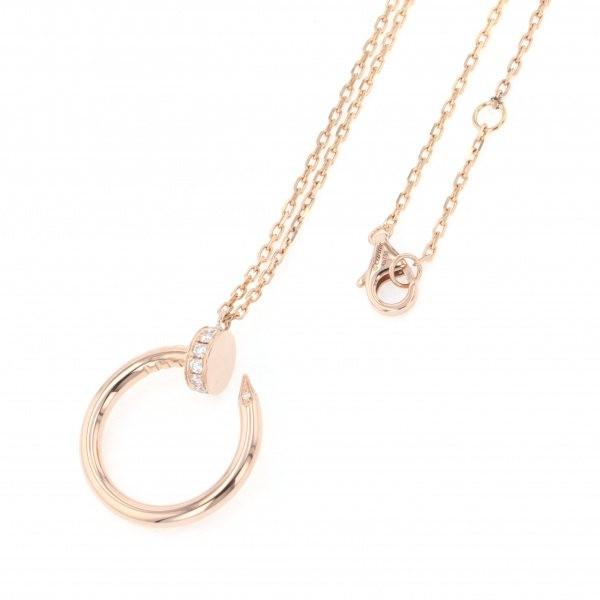 カルティエ ピンクゴールド ジュストアンクル ダイヤモンド ネックレス ペンダント K18pg 中古 J ジェムキャッスルゆきざき 通販 Yahoo ショッピング