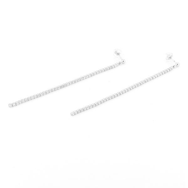 K18WG ホワイトゴールド ダイヤモンド OTHER ピアス