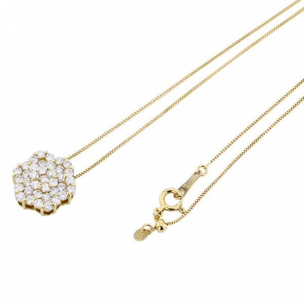 K18YG イエローゴールド ダイヤモンド ネックレス/ペンダント