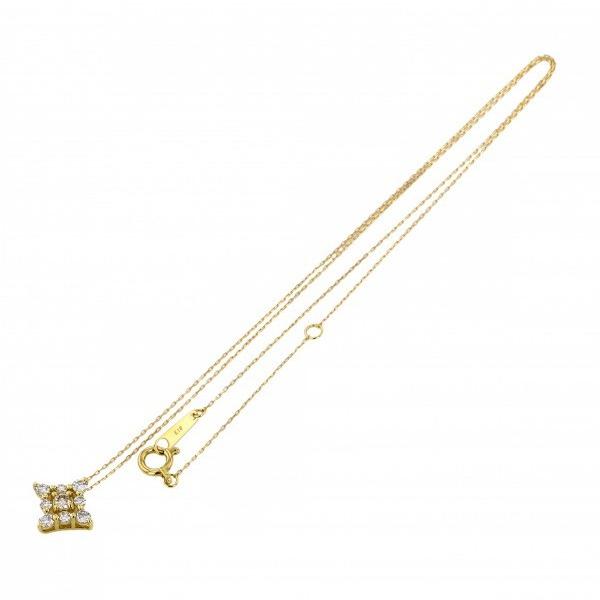 K18YG イエローゴールド ダイヤモンド ネックレス/ペンダント レディースアクセサリー