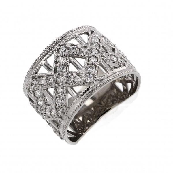 ジョイ》ホワイトゴールド ダイヤモンド リング| メシカ 14505-WG