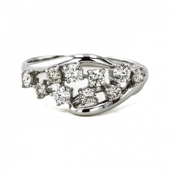 【新版】 PT950 ダイヤモンド OTHER リング 【MYK1540095239】(54280円)