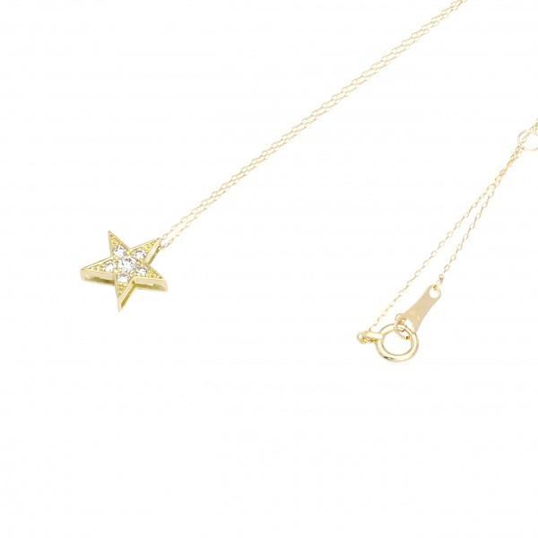 K18イエローゴールド ダイヤモンド ネックレス : ジェムキャッスルゆき