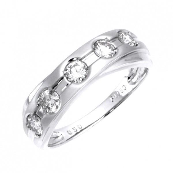 PT950 ダイヤモンド リング PT950 ユニ スクエア プリンセスカット