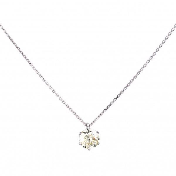 プラチナ850 プラチナ900 ダイヤモンド ネックレス : ジェムキャッスル