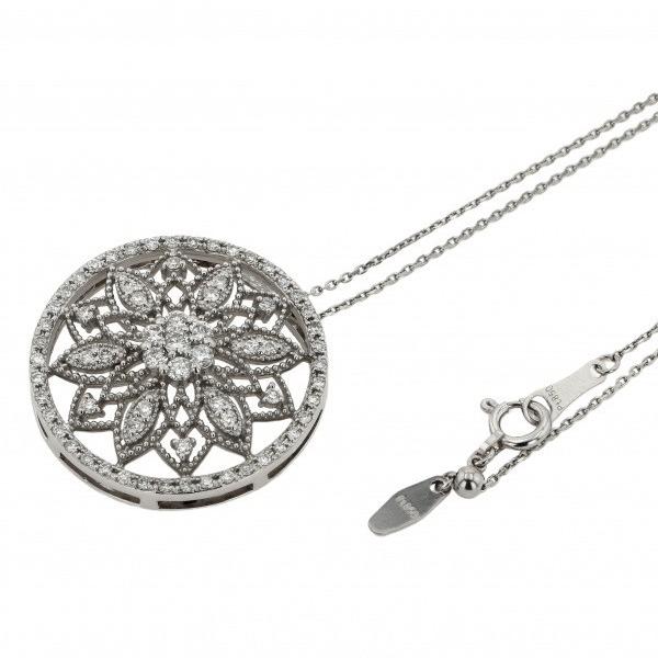 【希少品】 PT850 PT900 ダイヤモンド ネックレス/ペンダント 【D4385261017】(154560円)