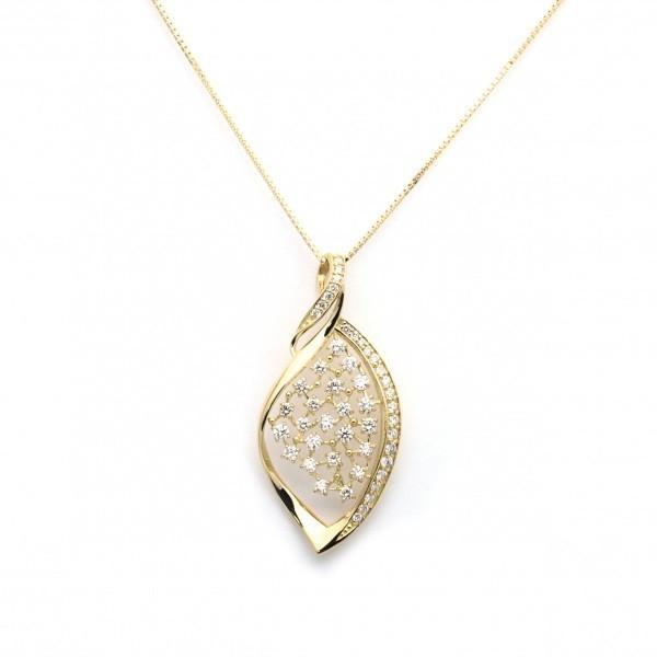 K18イエローゴールド ダイヤモンド ネックレス : ジェムキャッスルゆき